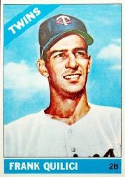 1966 Topps Baseball Cards      207     Frank Quilici RC